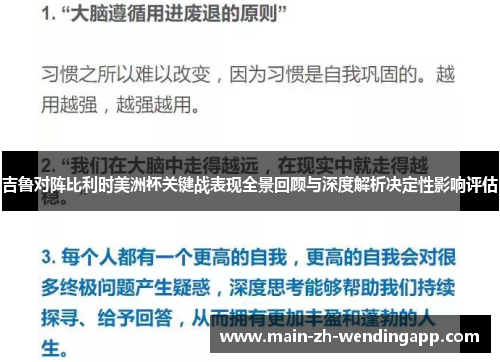 吉鲁对阵比利时美洲杯关键战表现全景回顾与深度解析决定性影响评估